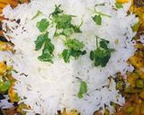 A picture of step 5 of Pav Bhaji Pulao (Tawa Pulao).