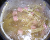 Foto del paso 10 de la receta: Spaghetti hotdog con nata y queso🤤🍝🌭🧀