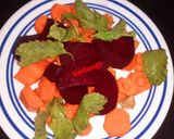 A picture of step 2 of Carrot & Beetroot Juice.