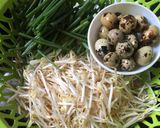 Hình bước làm 1 của món Bánh xèo