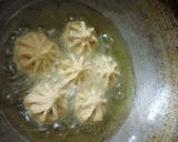 A picture of step 5 of Fried Modak.