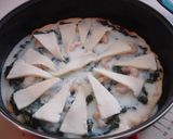 Foto del paso 8 de la receta Quiche Vosgienne de espinacas con mix de queso gratinado