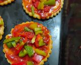 A picture of step 1 of Biscuit pizza.