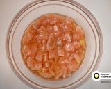 A picture of step 1 of Marc Murphy’s Salmon Tartare.