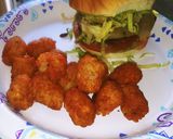A picture of step 3 of Taco burgers.