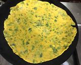 A picture of step 5 of Methi thepla.