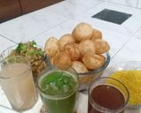 A picture of step 7 of Multi flavour Panipuri.