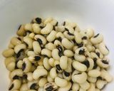 A picture of step 1 of Chatpati Black Eyed Peas (Lobia) Chaat.