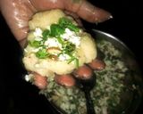 A picture of step 3 of Falahari stuffed Patties.