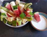 A picture of step 4 of A mixed fruit dip.