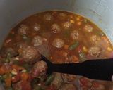 A picture of step 6 of Meatball soup.