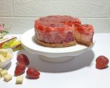 Foto langkah ke 11 dari resep Strawberry Cheesecake.