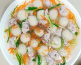 Hình bước làm 3 của món Soup khoai tây viên
