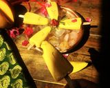 A picture of step 2 of Mango Kesar Kulfi.