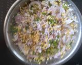 A picture of step 3 of Moong Dal Salad.