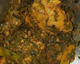 A picture of step 7 of Chicken Palak.