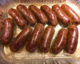 Bite Sized Baked Sausages with Peppers and Onions recipe step 2 photo