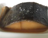 A picture of step 3 of Cinderella goes to Japan – Black miso cod with soba noodles.