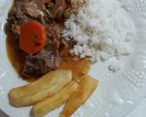 Foto del paso 8 de la receta: Guiso de Carne de Cordero con Yerbas Aromáticas de mi Huerto