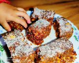 A picture of step 5 of Coconut Dates Dryfruit Burfi.