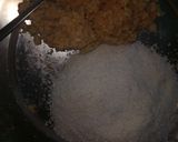 A picture of step 1 of Jaggery burfi.