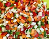 Une image de l'étape 1 de Quiche sans pâte aux légumes d’été.
