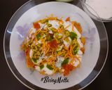 A picture of step 5 of Multigrain Chila Chaat.