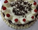 A picture of step 9 of Black forest cake(valentine's Day special).