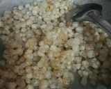A picture of step 3 of Alsi ke ladoo.