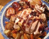 A picture of step 15 of Whole Roast Chicken with Lemon & Herbs.