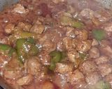 A picture of step 11 of Capsicum & Soya Chunks kadhai masala.