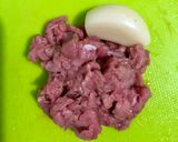 Foto langkah ke 1 dari resep Mpasi 8 bulan(nasi, labu, bayam, wortel, sapi).