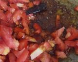 A picture of step 3 of Kathiyawadi Sabzi Sev Tomato nu Shak.