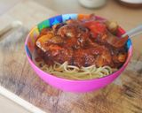 Foto langkah ke 5 dari resep Spageti piccante jamur pedes.