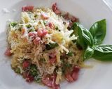 Foto del passaggio 5 della ricetta Pasta e piselli a modo mio 😋