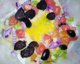 صورة لخطوة 1 من وصفة بريك بالخضر 🍽️🥔🌶️🍅