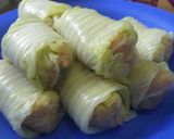 Foto langkah ke 5 dari resep Sawi Roll Isi Ayam Udang.