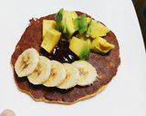 Hình bước làm 1 của món Pancake Yến Mạch