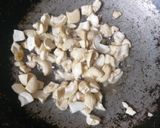 A picture of step 1 of Besan ladoo.