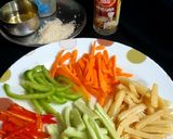 A picture of step 1 of Chinese Salad.