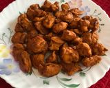 A picture of step 3 of Chilli Chicken.