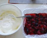 Erdei gyümölcsös-túrós szelet (hozzáadott cukor és sütés nélkül) recept fázis 1 fotója