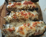 Foto del paso 9 de la receta: Berenjenas rellenas de atún y queso gratinado (Olla Gm g)