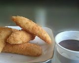 Foto langkah ke 5 dari resep Pisang Crispy Saus Coklat.