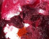 A picture of step 4 of Beetroot Rava Appe.