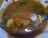 A picture of step 3 of Algerian Harira.