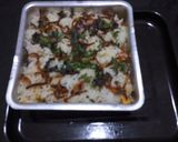 A picture of step 8 of Veg lucknowi biriyani.