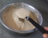 A picture of step 2 of Wheat flour- dates & banana cake.
