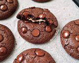 Foto langkah ke 5 dari resep Oat Chocolate stuffed Cookies.