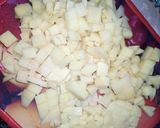 A picture of step 1 of Masala Macaroni.